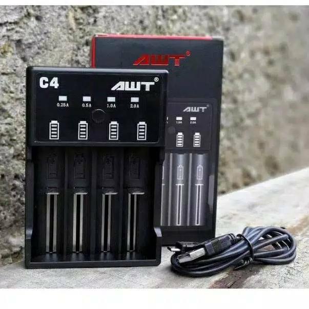 ✼ C4 Charger AWT 2A - Charger 4 Slot C4 AWT ◄