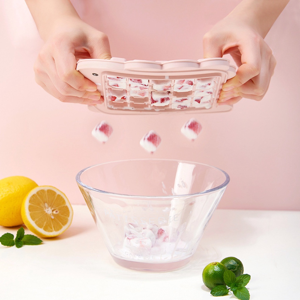 Cetakan Es Batu dengan Karakter Lucu Ice Cube Tray 25 Kotak