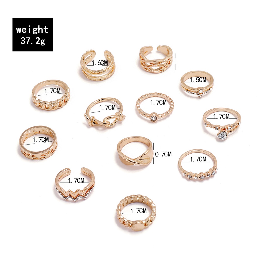 Desain Gaya, Cincin Bersama Geometris, Simpul Pribadi, Tetesan Air, Titik Berlian, Jala, Cincin Wanita