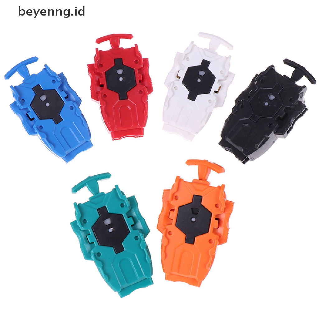 Beyen Beyblade beylauncher burst string launcher Merah orange Biru Hijau Hitam Putih ID