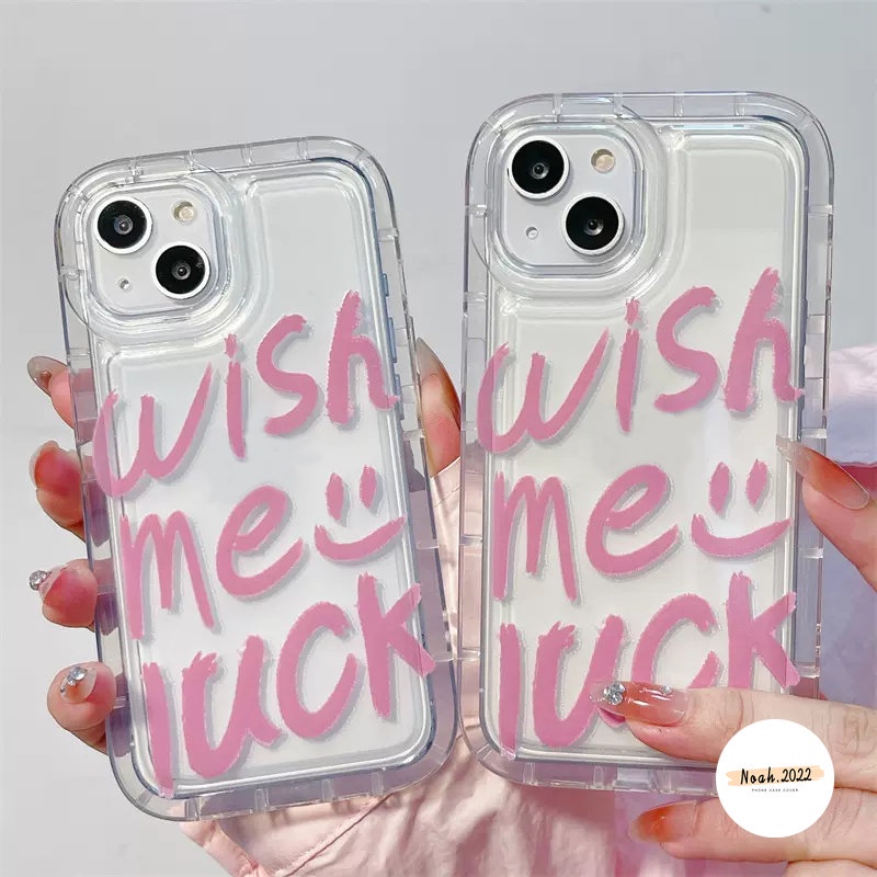 Smiley Letter Case Untuk Xiaomi Redmi A1 10 9T 10A 9A 9C NFC Redmi Note 9 11 10 11s 10s Note11 Note10 Note9 Note10s Alfabet Sederhana Shockproof Pasangan Lembut Tpu Airbag Bening Cover