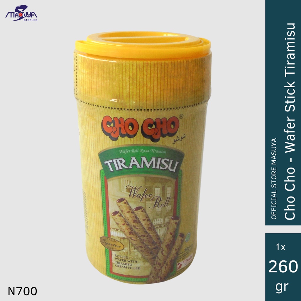 

Cho Cho wafer Stick Roll Rasa Tiramisu 260g