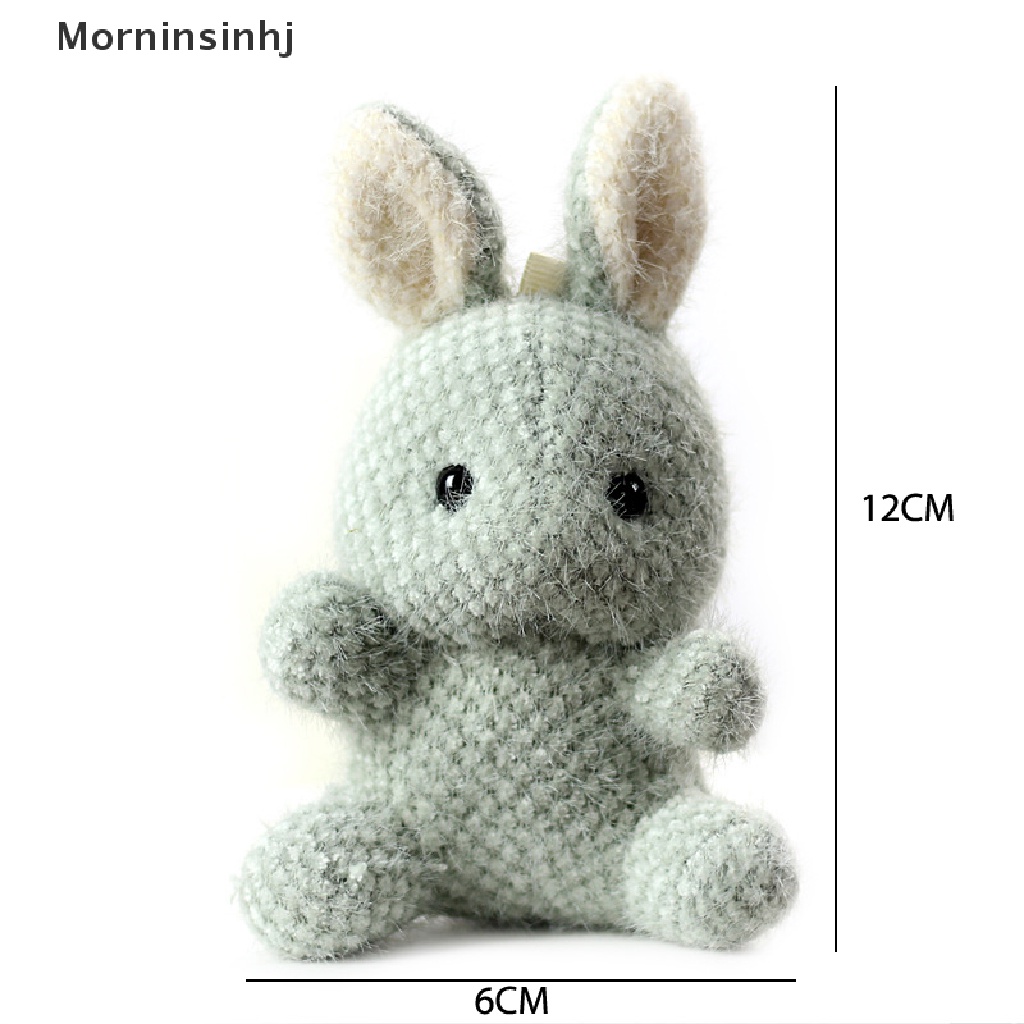 Mornin Rabbit Stuffed Toy Miniatur Boneka Kelinci Liontin Kunci Gantungan Tas Pendant id