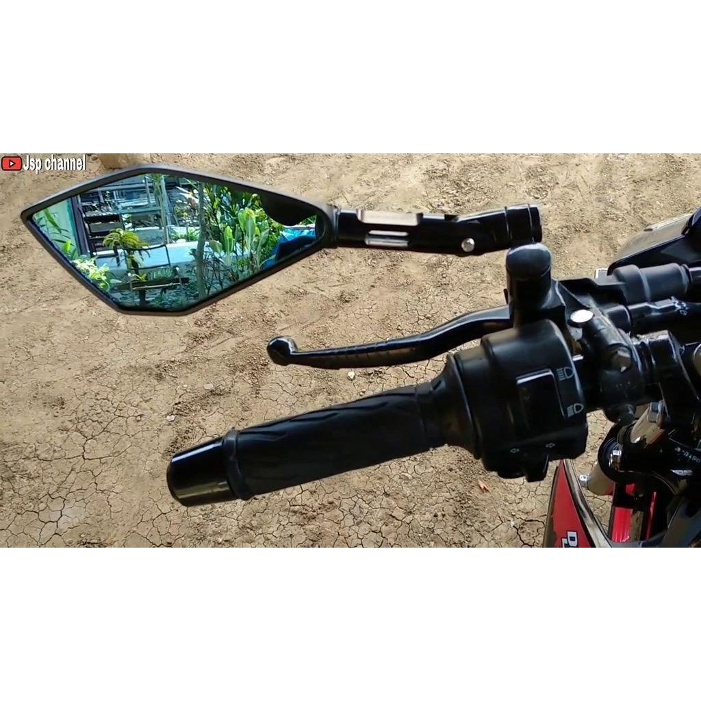 Spion Tomok Full Cnc V2 &amp; V5 Universal, Beat, Cb, R25, Nmax, Aerox, Pcx, Vario, Mio, Scoopy, Genio, Jupiter, Klx, Wr, Crf, Xeon, Byson, Vixion, Ninja, Satria Fu, Sonic, Xride, Lexi, Vespa, Fazzio, Skydrive, Supra, Blade, Vega, Verza, Dan Motor Lain Nya