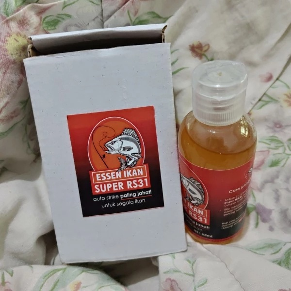 [NEW] ESSEN RS31 ESEN IKAN SUPER RS31 AMPUH 65 ML- ESSENCE UNTUK SEGALA DI LAUT, TAMBAK, SUNGAI DAN