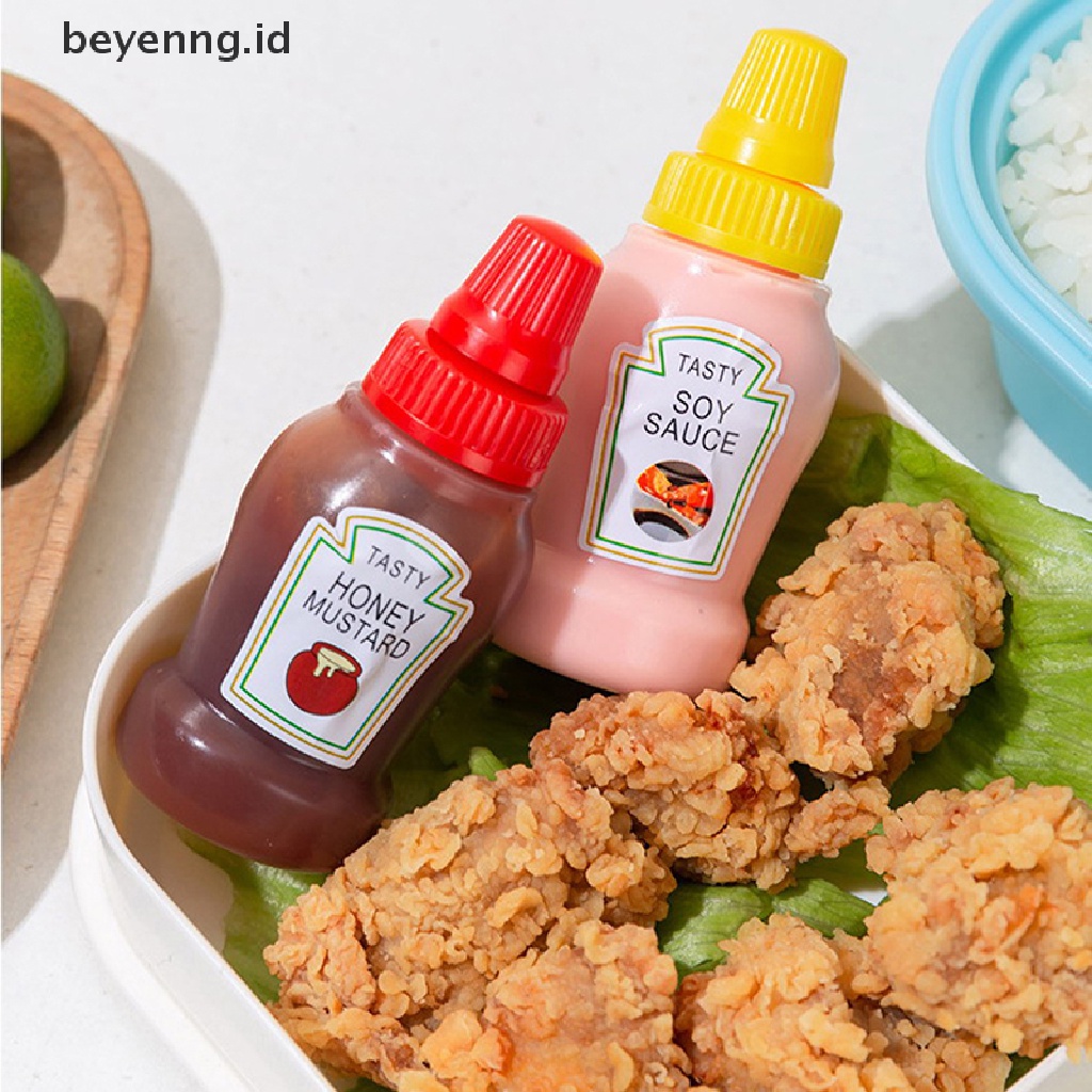 Beyen Botol Minyak Saus Saos Mini Portable Kecil Saus Tomat Salad Dressing ID
