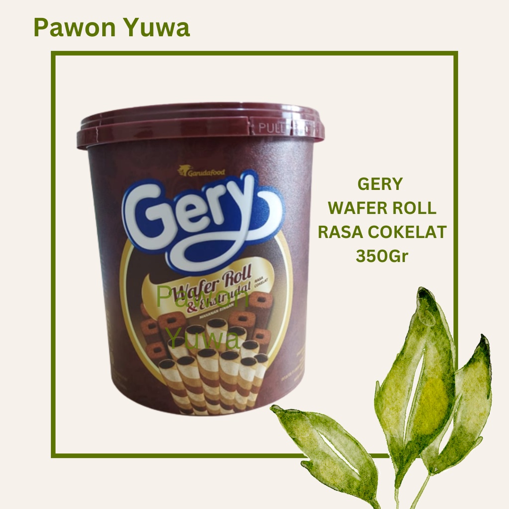 

Gery Wafer Roll & Ekstrudat Rasa Cokelat 350Gr