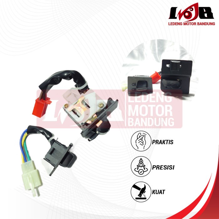 Tombol Switch Saklar Kiri Jupiter MX King 135 Lampu Dim Sen Klakson