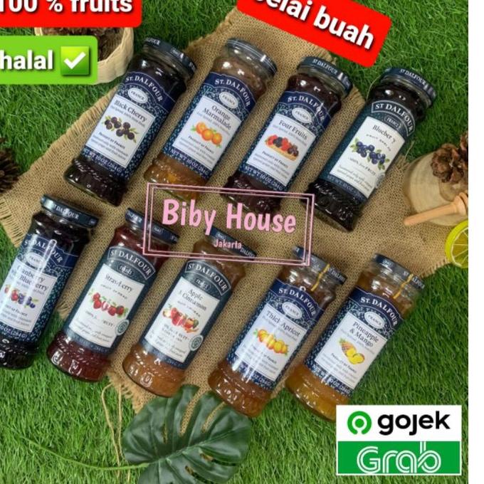 

♨ SELAI BUAH ST DALFOUR 284 GR 100 % FRUIT SPREAD ORIGINAL HALAL ♙