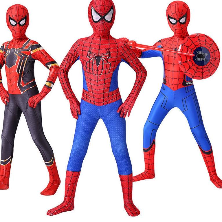 TERPERCAYA 2023 BIRTHDAY PARTY KOSTUM SPIDERMAN COSTUME HOMECOMING KOSTUM ANAK SPIDERMAN BAJU SPIDER