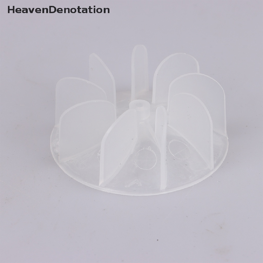 [HeavenDenotation] Blade Kipas Plastik Mini Daya Kecil 4per6daun Untuk Pengering Rambut Aksesoris Motor HDV