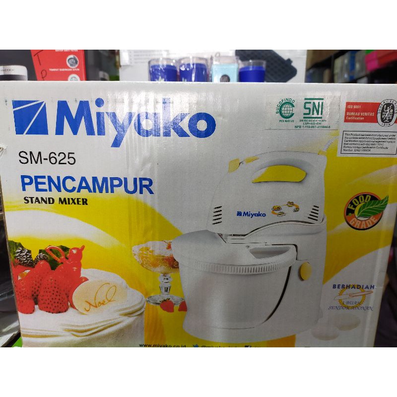 Stand Mixer Miyako SM- 625 / Mixer Miyako 625 / Stand Mixer Miyako / Pengaduk Adonan / Pencampur Ado