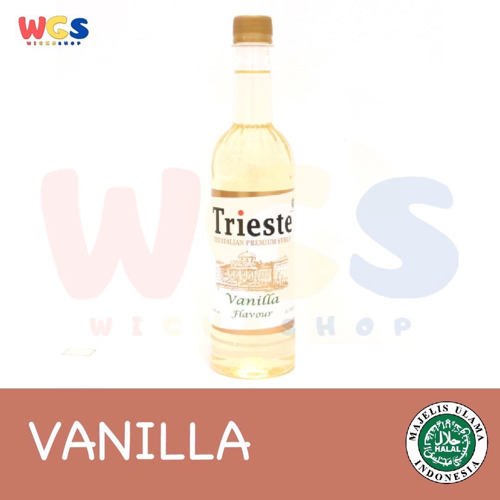 Trieste Premium Syrup Vanilla Flavoured 650 ml