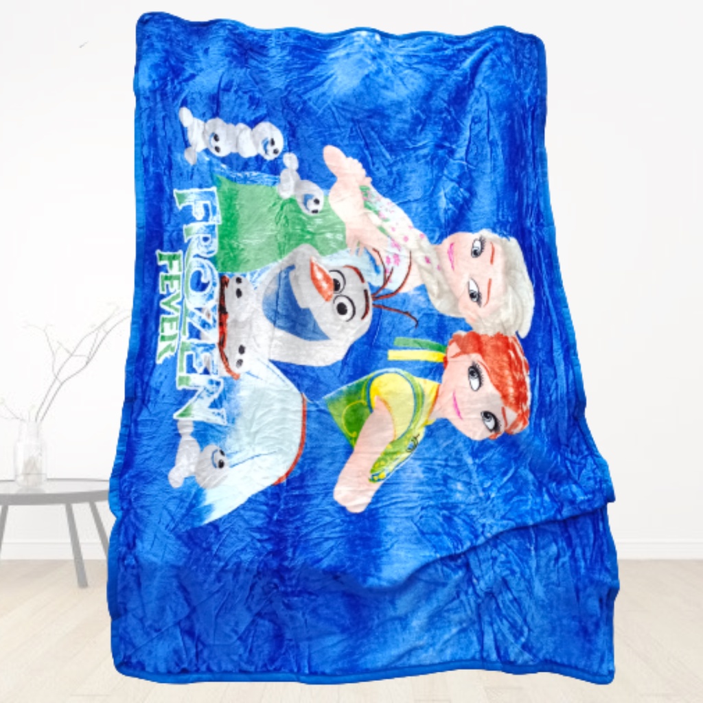 selimut balita anak Bulu Halus Karakter Perempuan HIGH PREMIUM QUALITY NEW IMPORT
