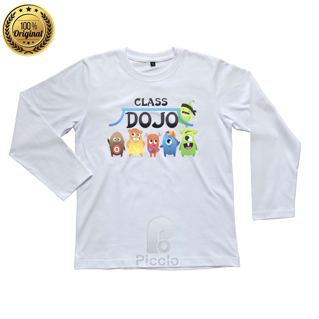 (FREE NAMA) BAJU KAOS ATASAN ANAK MOTIF CLASS DOJO UNISEX