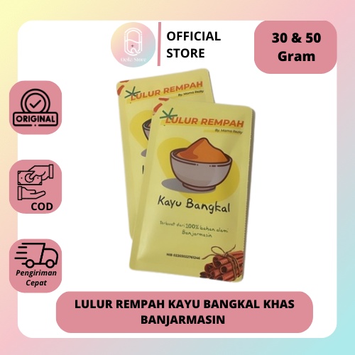 QEILA - LULUR REMPAH KAYU BANGKAL KHAS BANJARMASIN 30gr 50gr