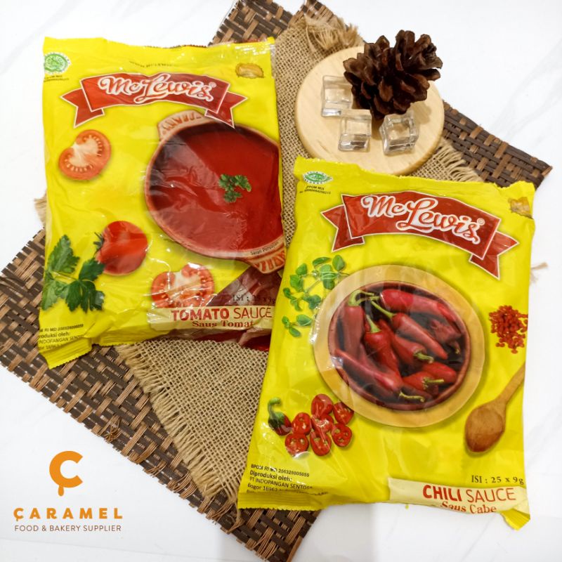 

MC LEWIS SACHET TOMAT/SAMBAL @9GRX25S-SAUS SACHET-MC LEWIS