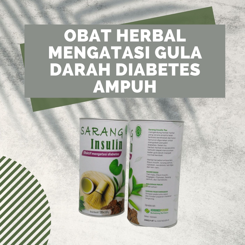 

Penurun Gula Darah Kencing Manis Teh Sarang Insulin Herbal Alami Best Seller