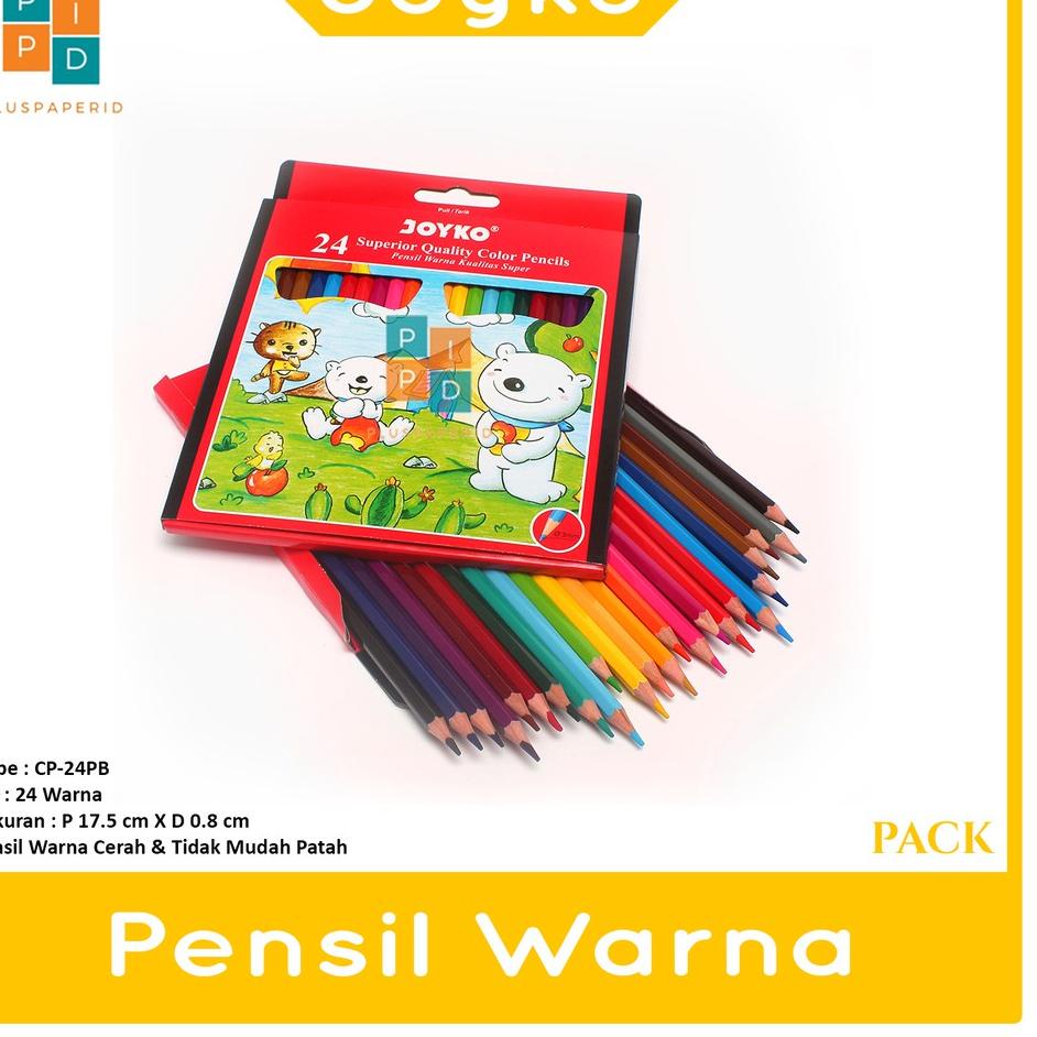 

12.12 FLASH SALE JOYKO - Pensil Warna CP-24PB - Set serbuuu !