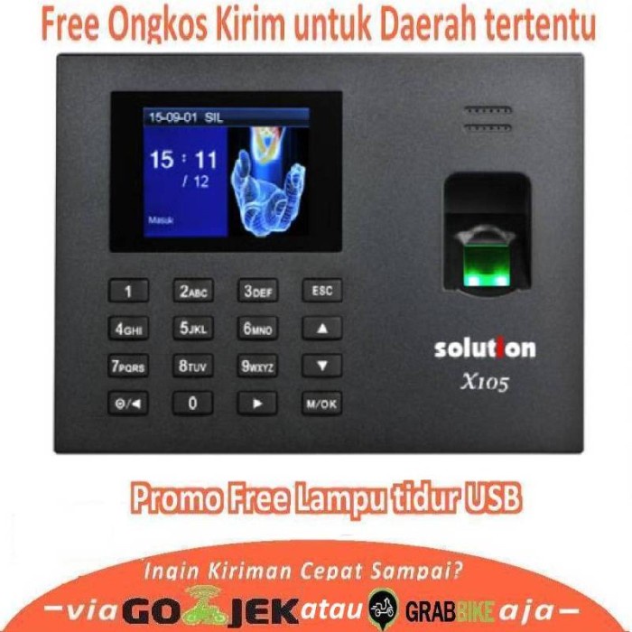 

[[JNT COD]] Solution X105 Mesin Absensi Sidik Jari Acces Control Fingerprint