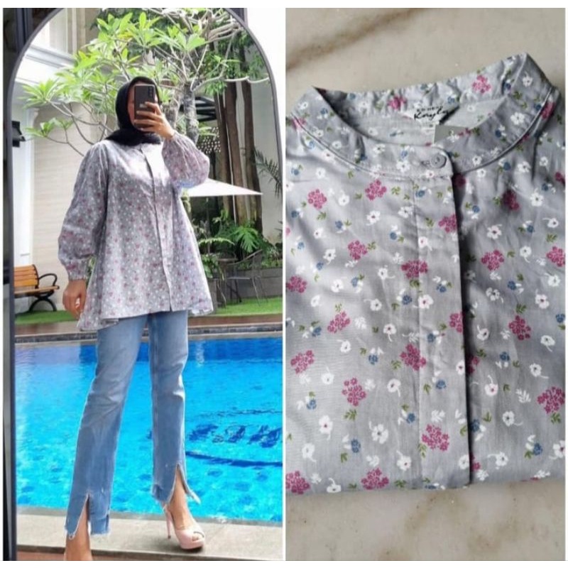 ♡kareemabutik♡ blouse katun Jepang ori By Edness Kayla