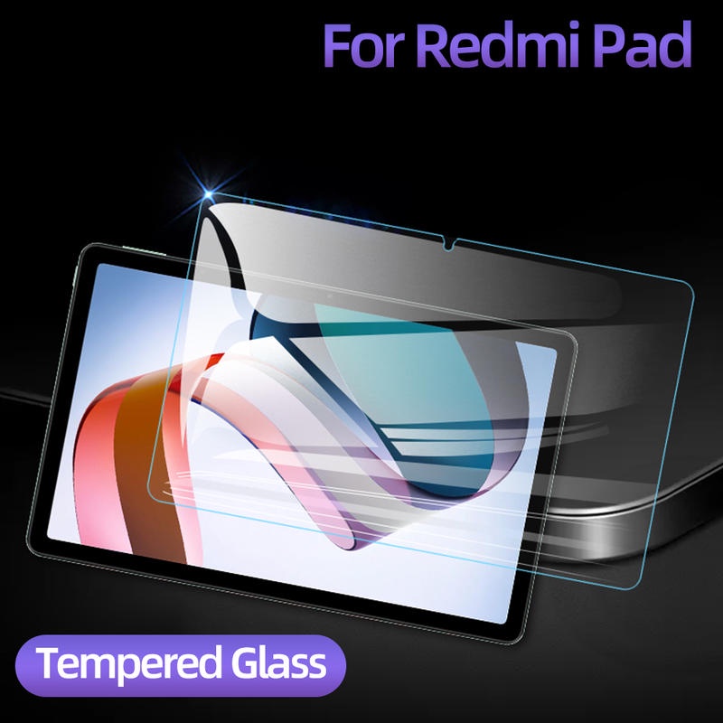 Tempered Glass For Redmi Pad Screen Protector For Xiaomi Redmi Pad Pelindung Kaca Redmi Pad Tablet Bubble Free Film Pelindung