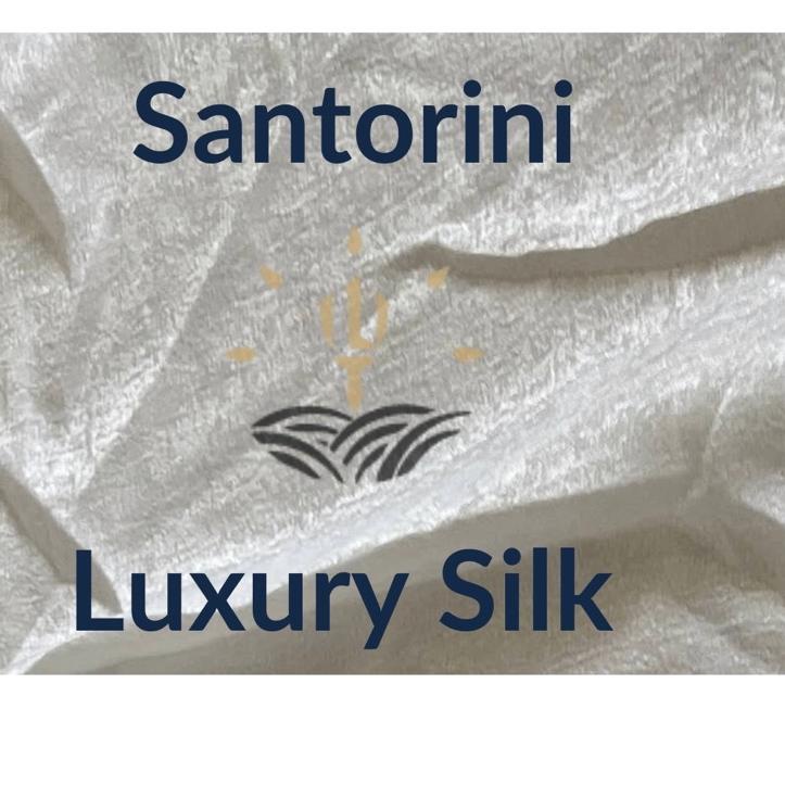 Produk Terbaik Kain Santorini Silk Luxury Premium Santorini Satin Silky Tidak Menerawang (Per 0.5m)