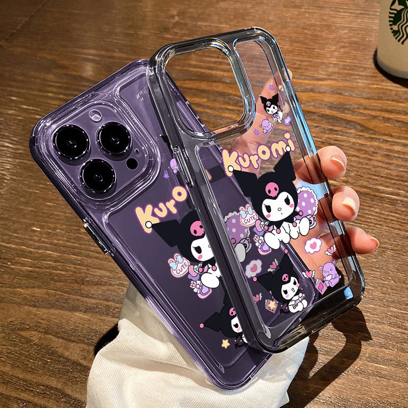 IPHONE Casing Silikon Ponsel Lembut Lucu Kompatibel Untuk Iphone14 13 11 12 Pro XS Max XR X8 7 6S Plus Casing Transparan TPU Shockproof Cover