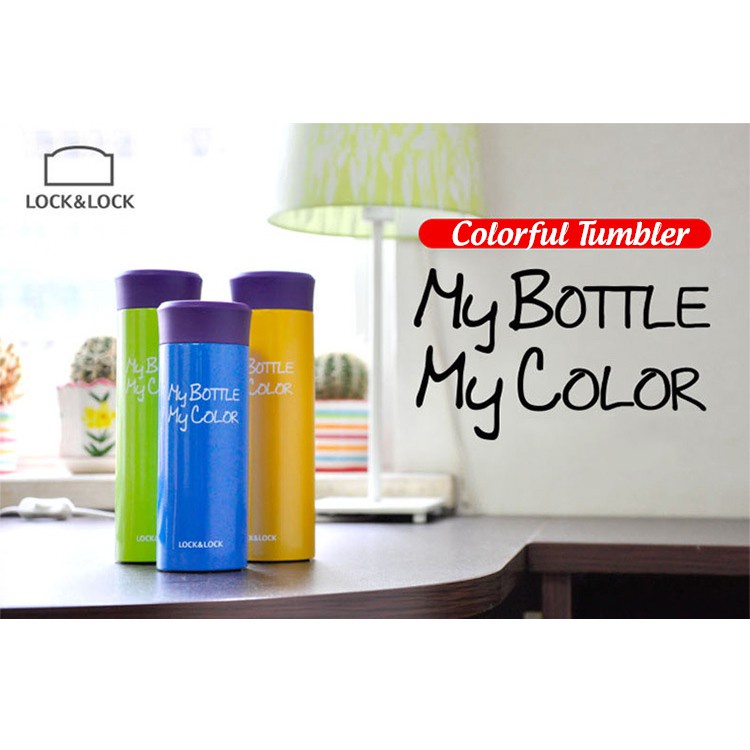 Lock and Lock My Bottle My color Termos Air Minum Vacuum Hot&amp;Cool Colorful Lock and Lock Lock n Lock Lock&amp;Lock