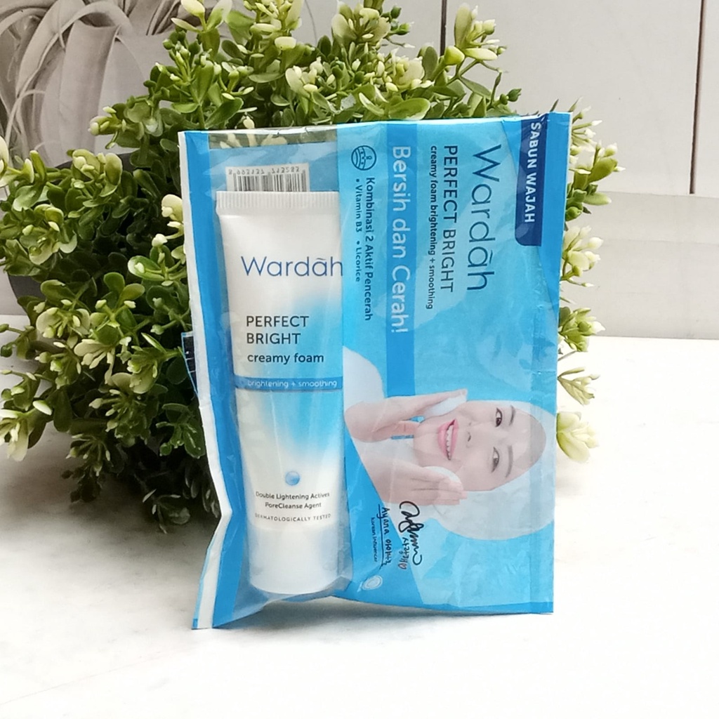 Wardah Perfect Bright Creamy Foam Brightening + Smooting 20ml