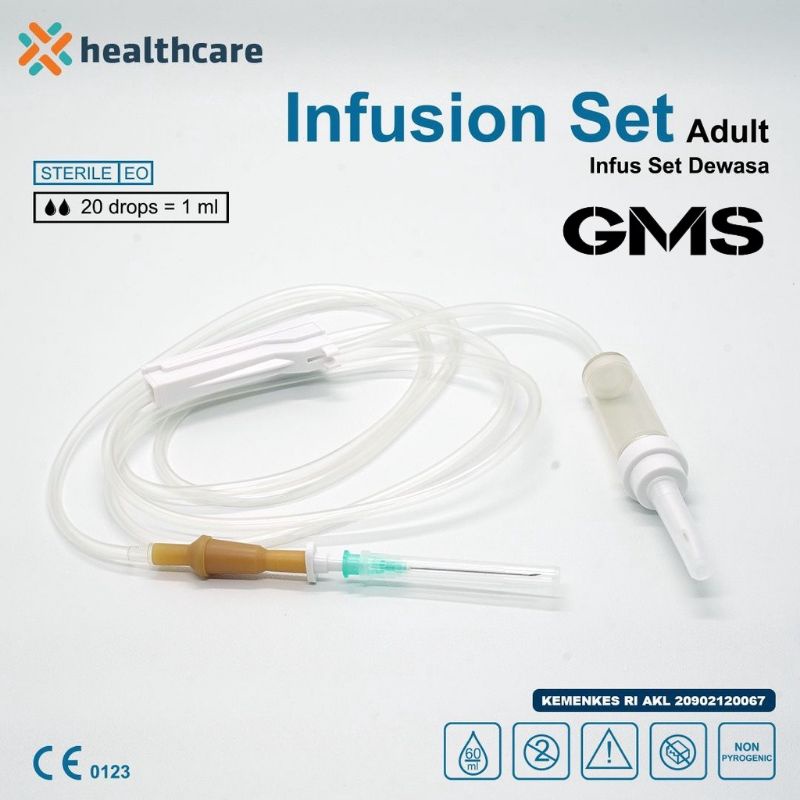 Healtcare Infusion Set Dewasa dan Anak / Selang Infus / Alat Infus Per Pcs