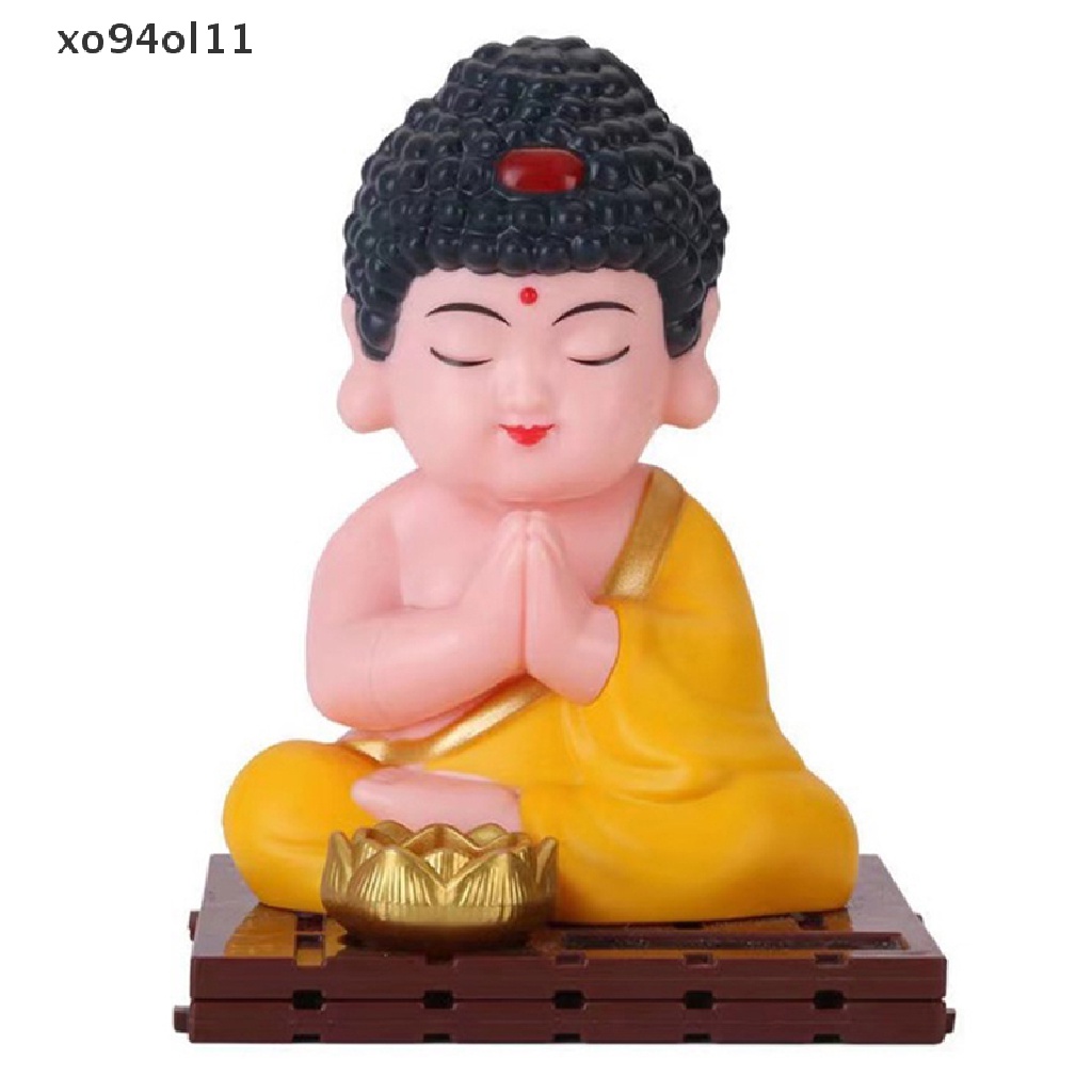 Xo Patung Buddha Nodding Surya Maskot Dekorasi Interior Mobil Rumah Lucky Tathagata Feng Shui Kerajinan Hias OL