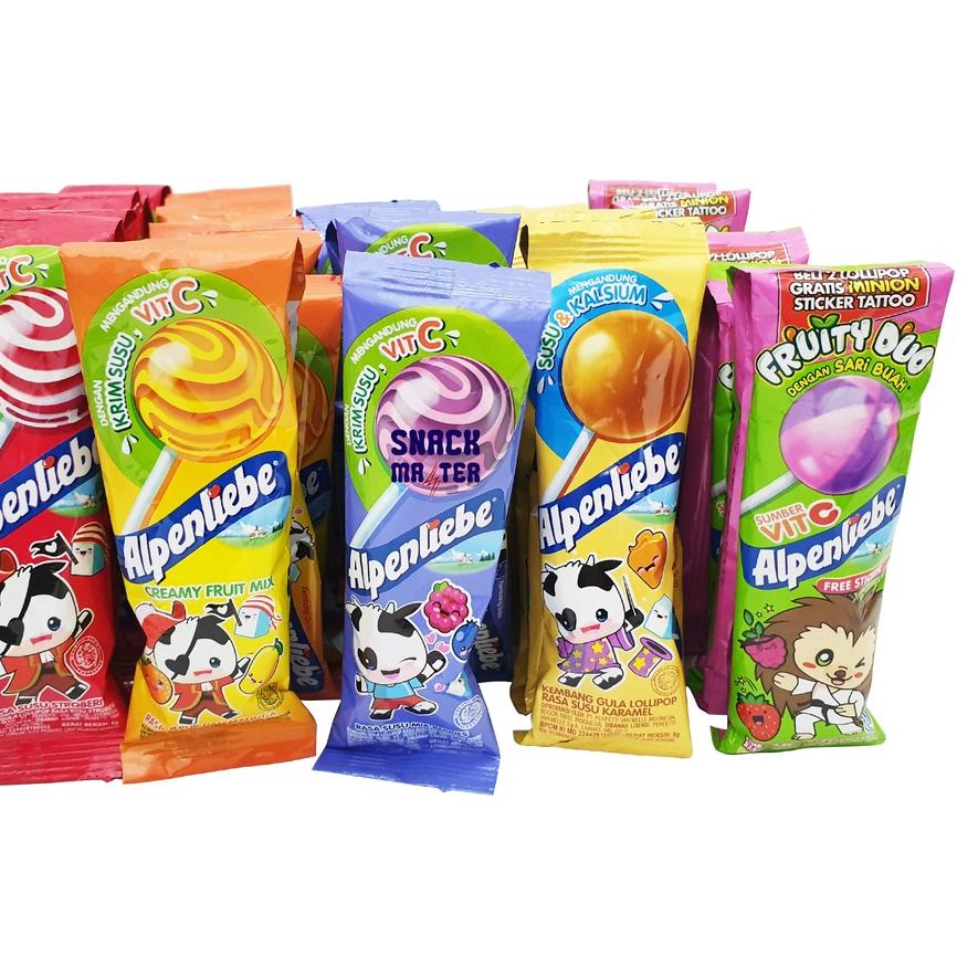 

Terbaru |JKH|Alpenliebe Lolipop Milk PACK - Netto 36 pcs x 6 gr