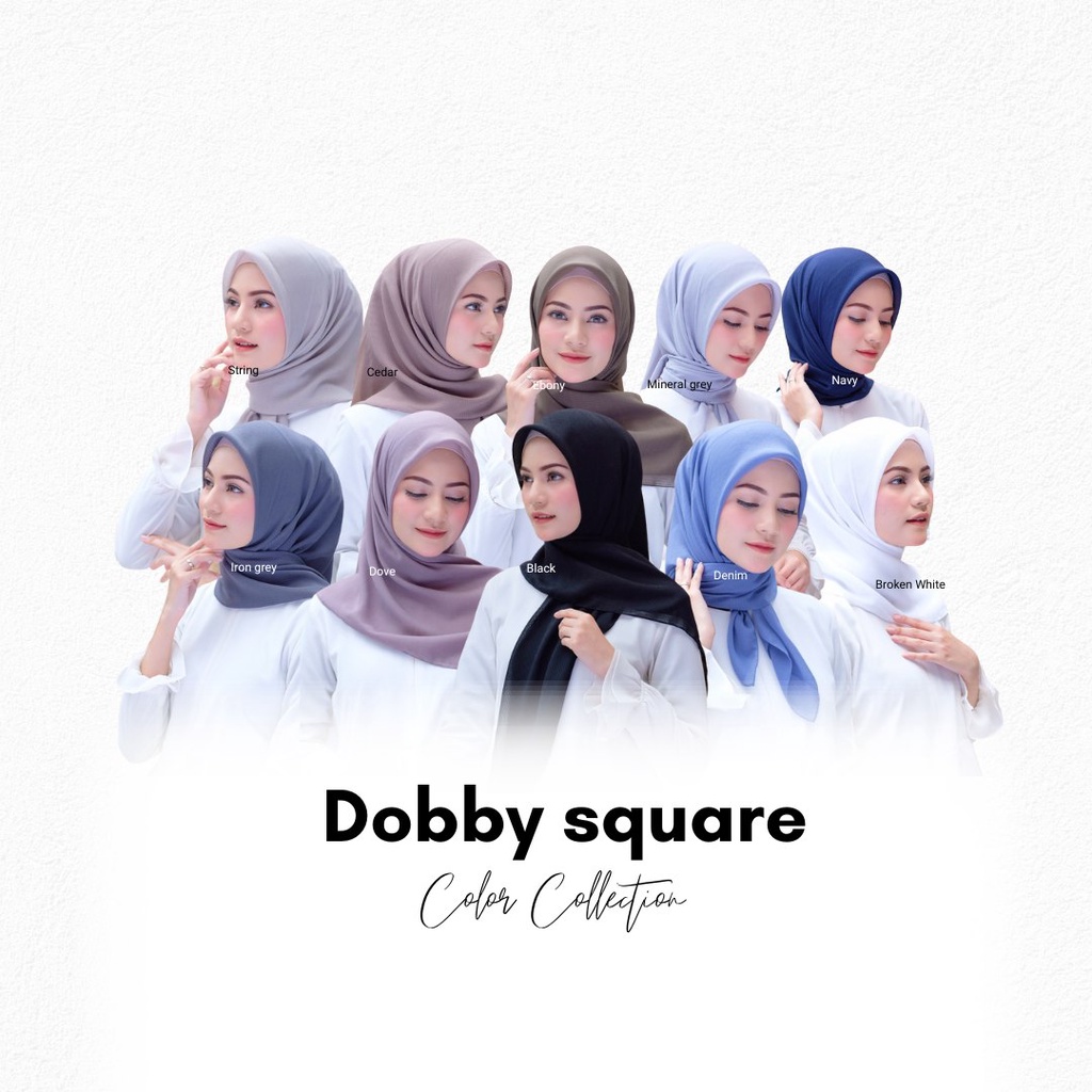 DOBBY SQUARE - ALBATA HIJAB
