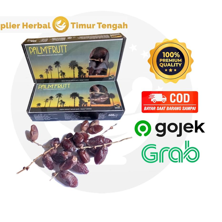 

❁ KURMA TANGKAI TUNISIA ORIGINAL PALM FRUIT BOX 500gr ❅