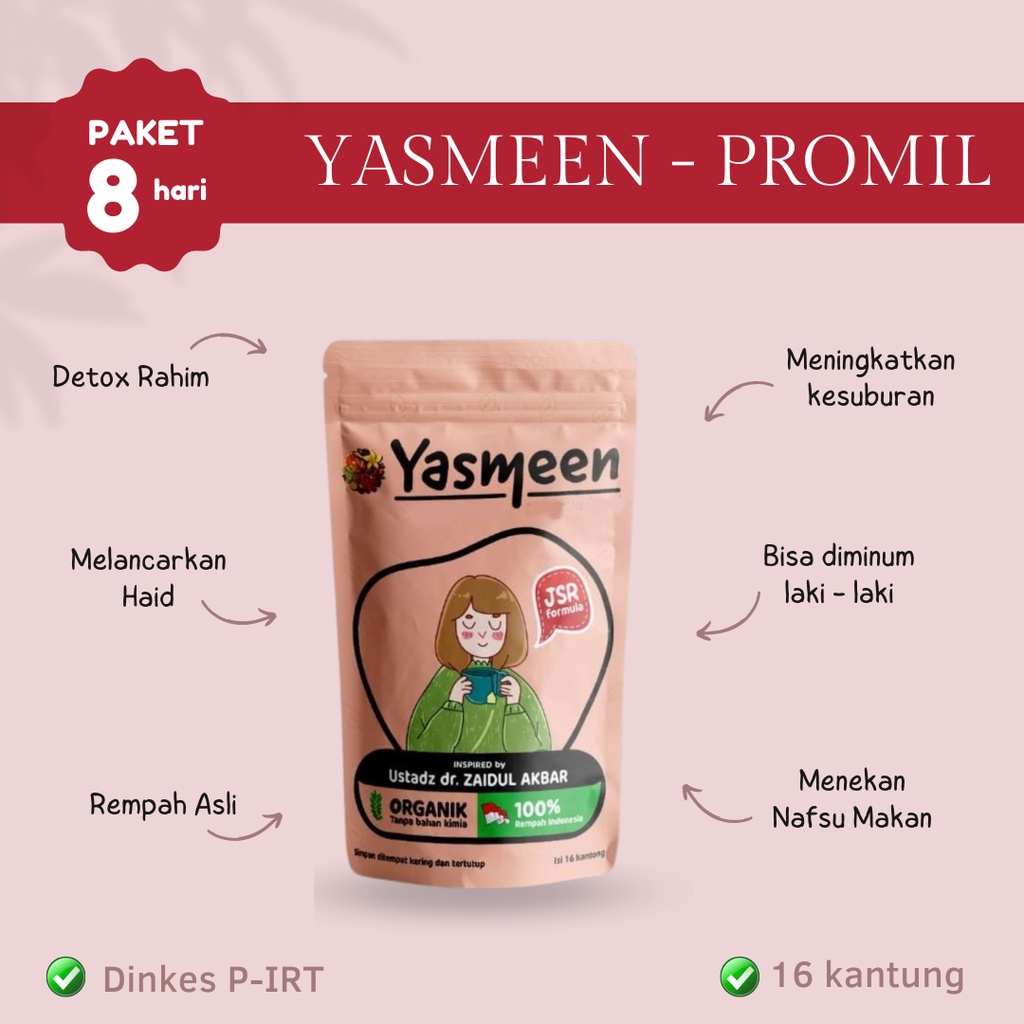 

Yasmeen SR Lancar Tamu Bulanan - Minuman Rempah Diet ala Zaidul Akbar