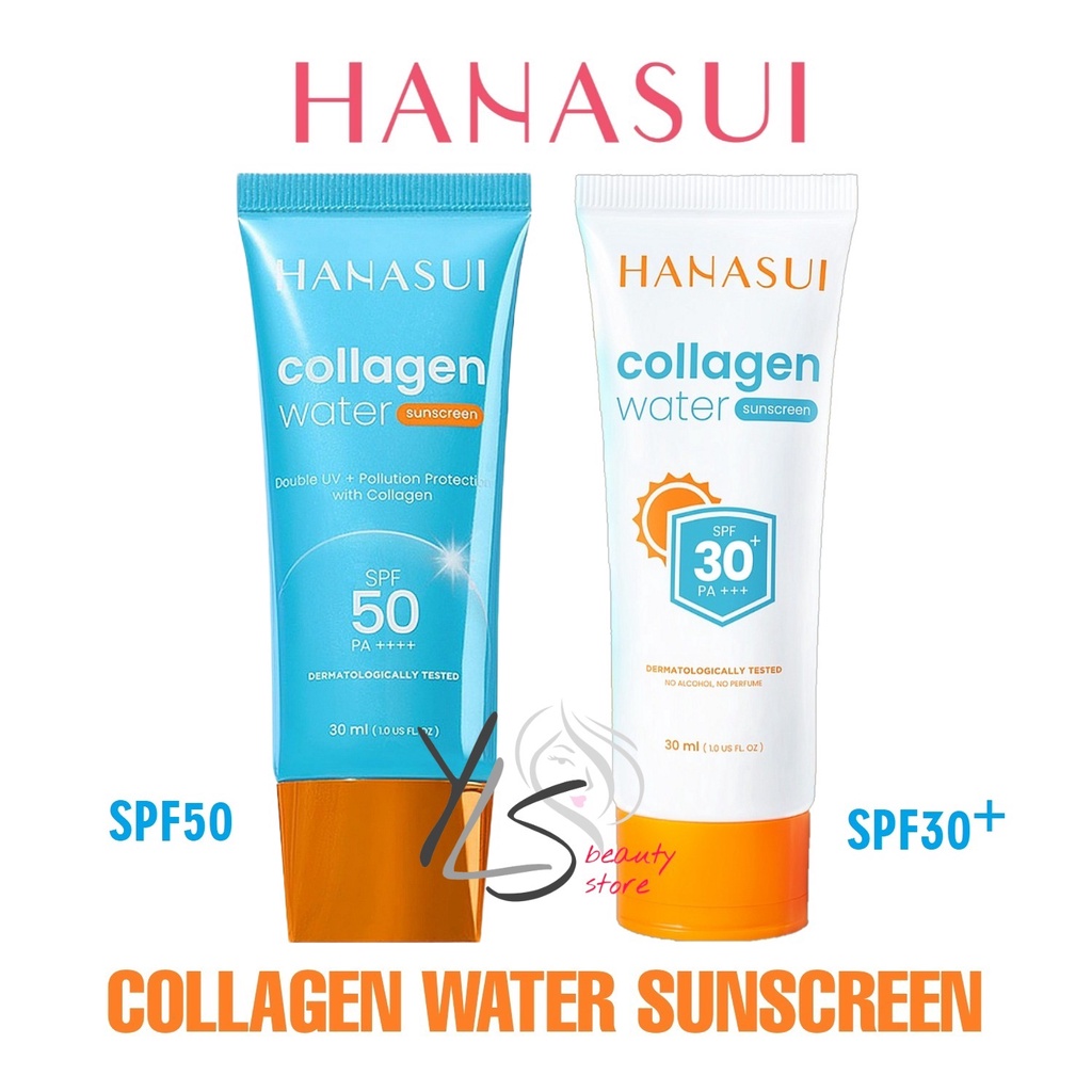 HANASUI COLLAGEN WATER SUNSCREEN SPF30 SPF50 - TERDAFTAR BPOM - SUNSCREEN HANASUI