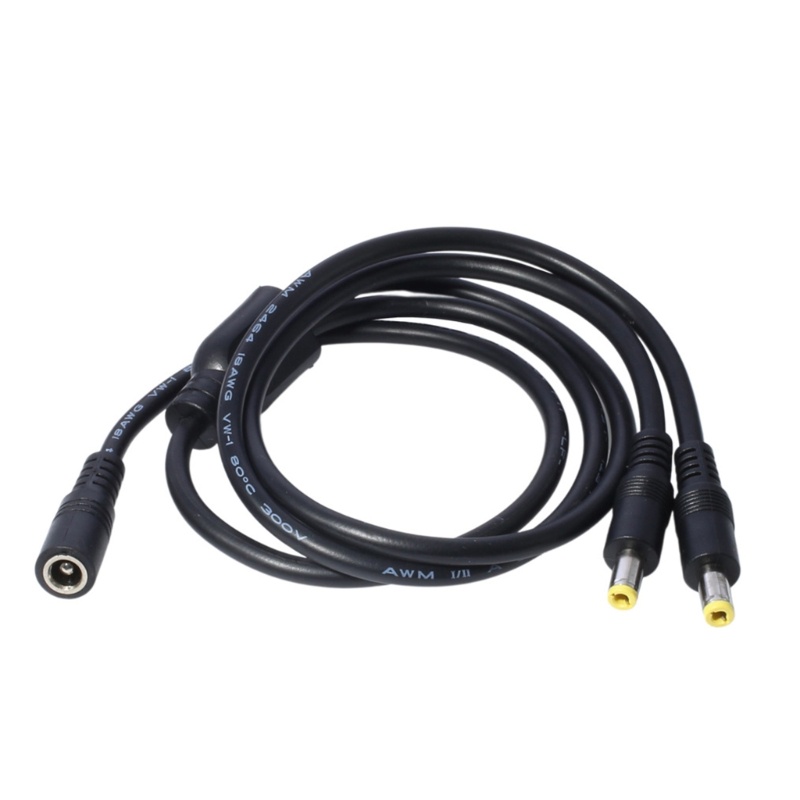 Zzz DC 1kabel Power Splitter Female Ke2Per3 Male 2.5x5.5mm Untuk Keamanan Kamera CCTV