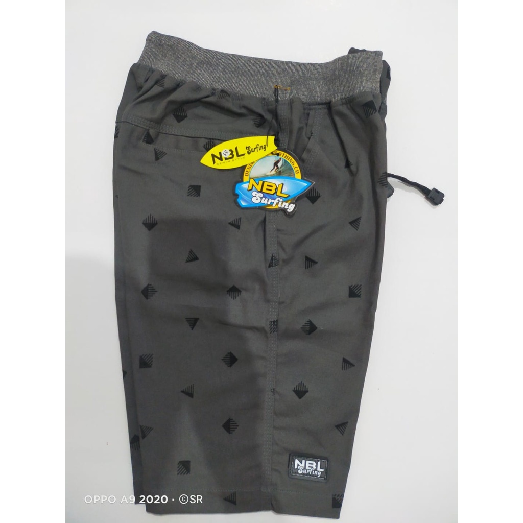 Celana Pendek Model Chinos NBL MOTIF Bahan Katun / Kolor Santai Pria Wanita Unisex Pinggang Karet - sckmenwear GROSIR