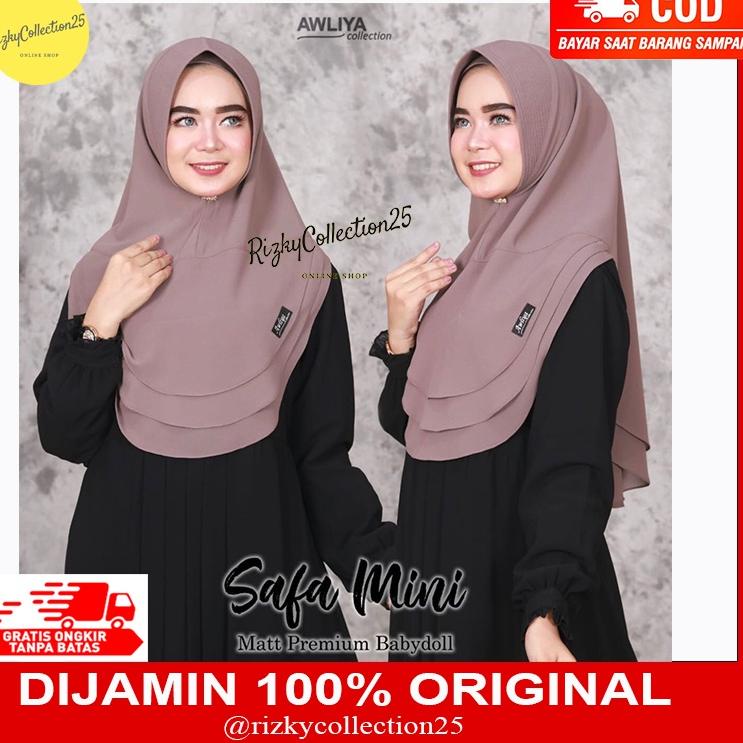 Langsung Kirim KHIMAR AWLIYA COLLECTION/KHIMAR SAFA MINI ORINAL AWLIYA/ KHIMAR ORI AWLIYA