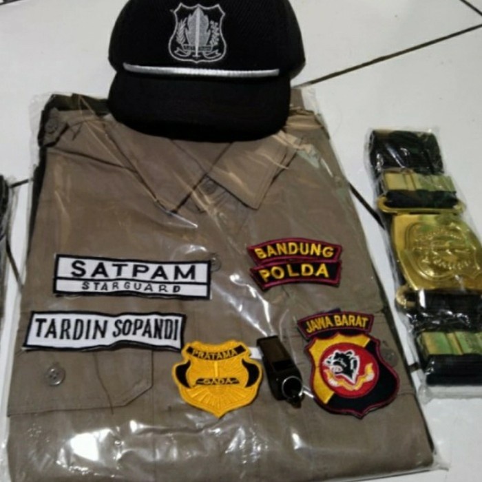 Promo Seragam Satpam Baru/ Seragam PDH Coklat Baru/Seragam PDh Lengkap