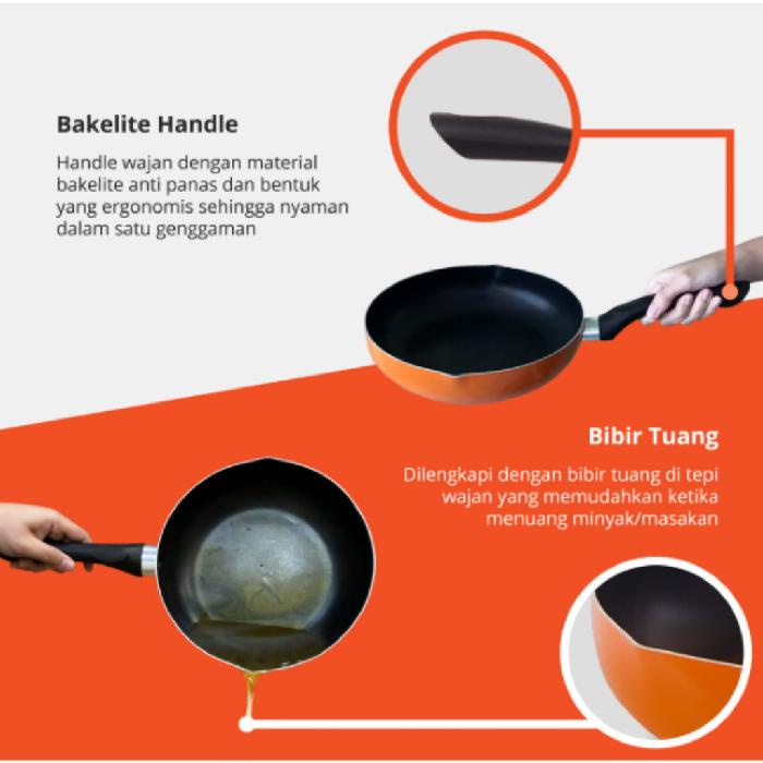 PANCI PENGGORENGAN MIYAKO /FRY PAN MIYAKO 18CM 20CM 22CM