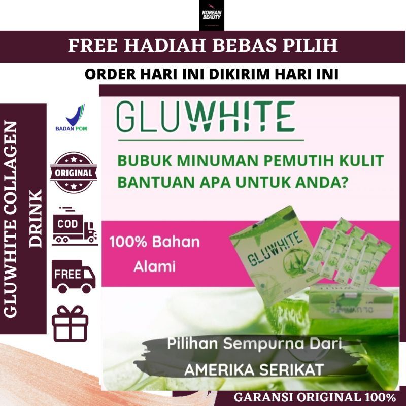 (KIRIM HARI INI) GLUWHITE COLLAGEN DRINK ORIGINAL