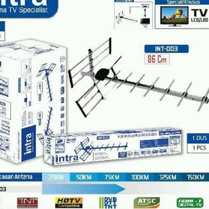Promo Intra Antena TV Digital Luar / Outdoor INT-003 / INT-005