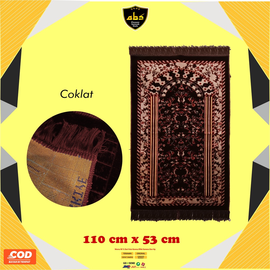 Sajadah Akbar Sedang Motif Warna Perlengkapan Sholat Sajadah Dewasa Pria Wanita