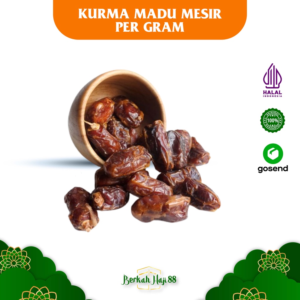 Kurma Madu Mesir1kg/kurma mesir/gizza dates/golden valley/el rowad