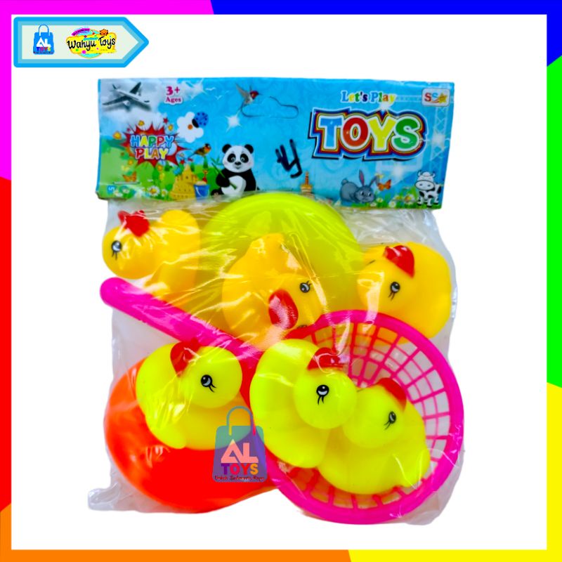Mainan Baby Rattle Set Isi 6pcs Aneka Bentuk Bola Mainan Saat Mandi Cit Sensorik / Motorik Anak SS1571