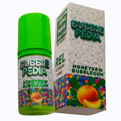 LIQUID BUBBLE PEDIA HONEYDEW BUBBLEGUM MELON 30 ML BUBBLEPEDIA