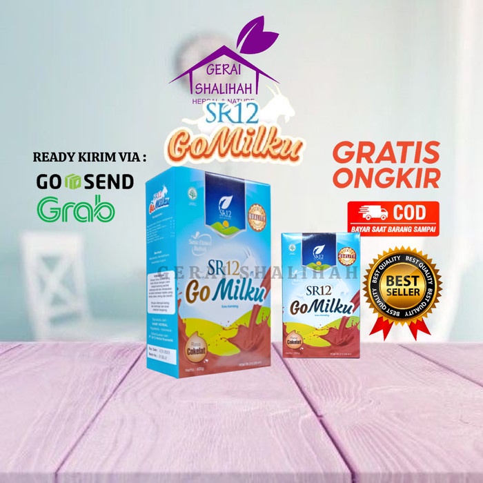 

[ COD ] SUSU KAMBING PREMIUM GO MILKU SR12 600GRAM LARIS - Coklat