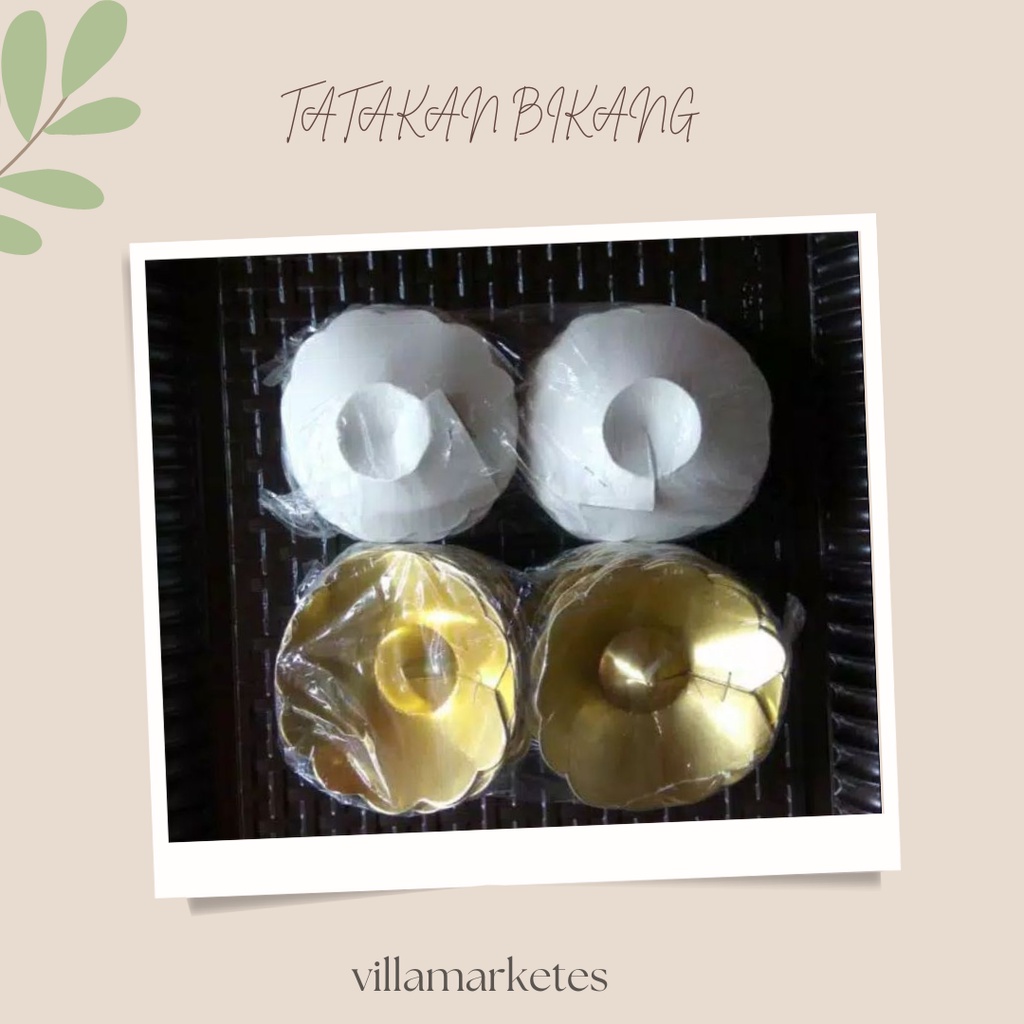 Sudi Tatakan Kue Bikang isi 200pcs/Sudi atau Alas Bikang, Klepon